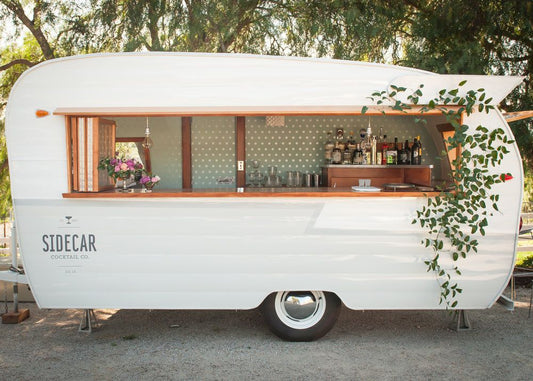 rustic wedding bar