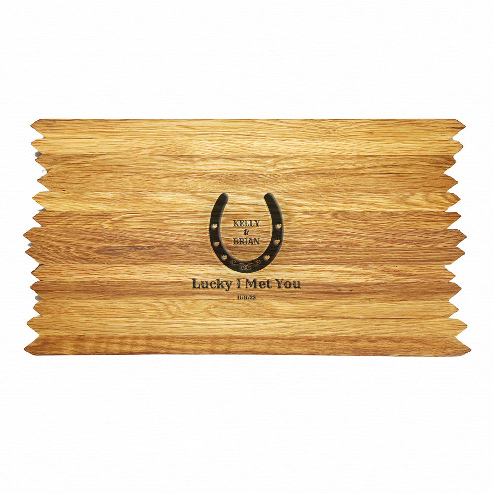 Lucky - Bourbon Barrel Cutting Board