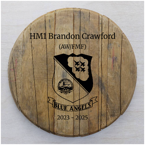 Bourbon Barrel Sign | Sanded Finish | Choose Design (Customized)