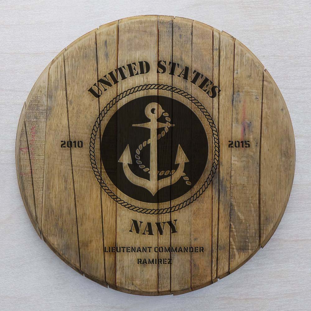 US Navy - Bourbon Barrel Sign