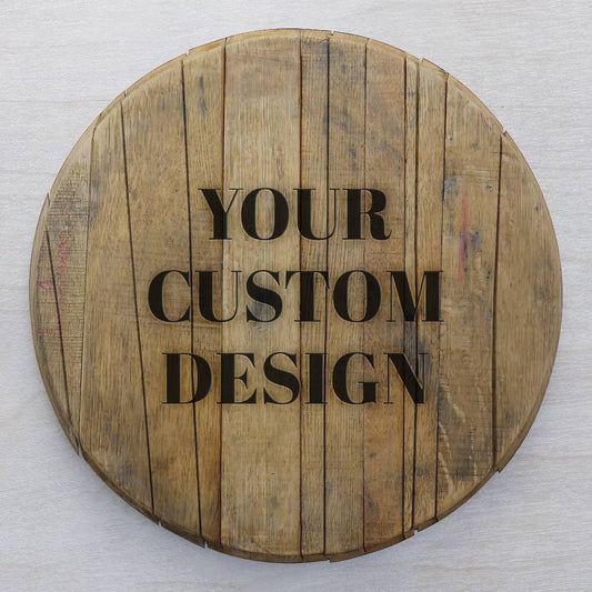 Custom Design - Bourbon Barrel Sign (Sanded)
